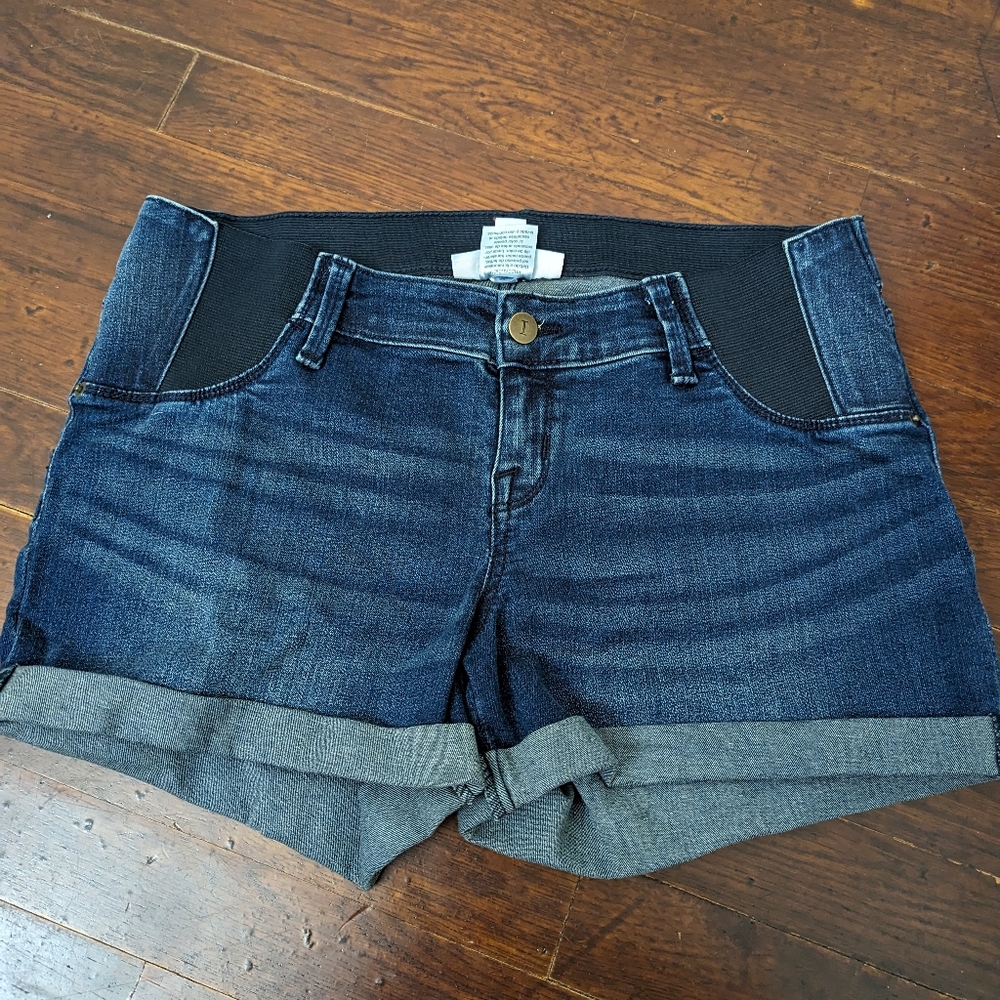 Isabel Maternity midi shorts